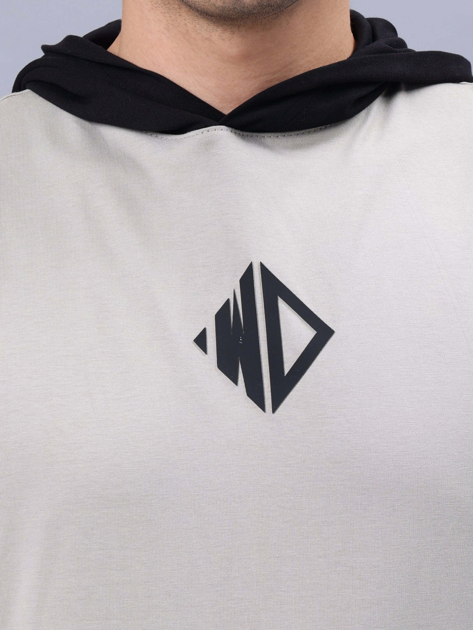 NIRVANA GYM REGULAR T - SHIRT GREY BLACK - Men's Sleeveless T-shirt