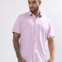 NOIR LILAC WRINKLE FREE COTTON SHIRT