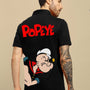 POWER MEN POPEYE PRINTED SHIRT BLACK