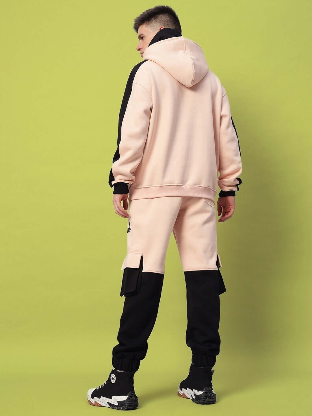 REGIMENT FLEECE CO - ORD BEIGE BLACK - FULL CO - ORD SET