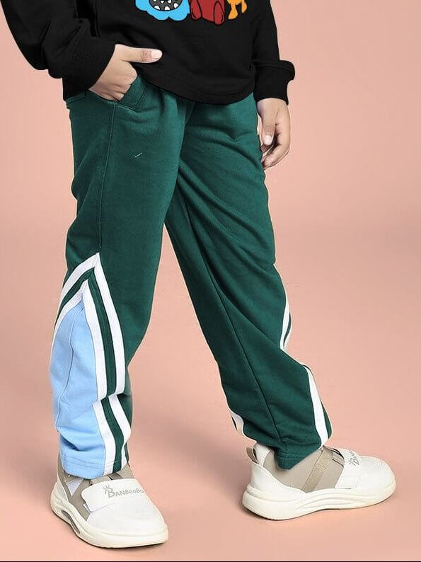 RIO ONE RELAXED FIT JOGGER FOR BOYS AND GIRLS TEAL GREEN - KIDS JOGGER