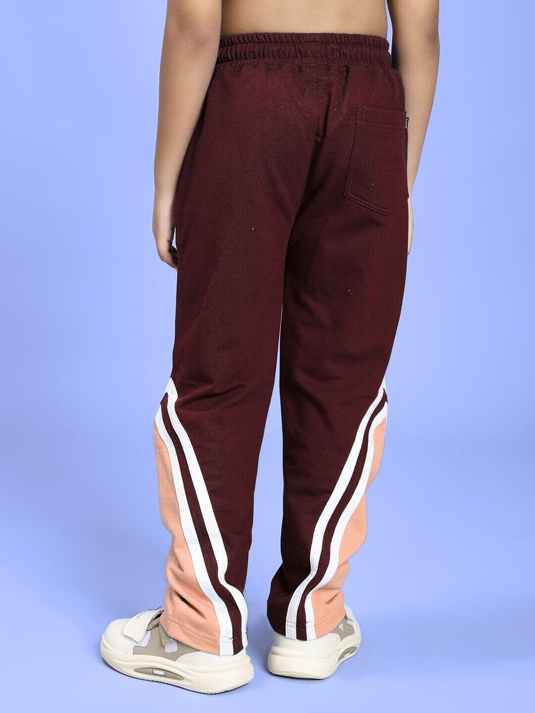 RIO ONE RELAXED FIT JOGGER FOR BOYS AND GIRLS MAROON - KIDS JOGGER