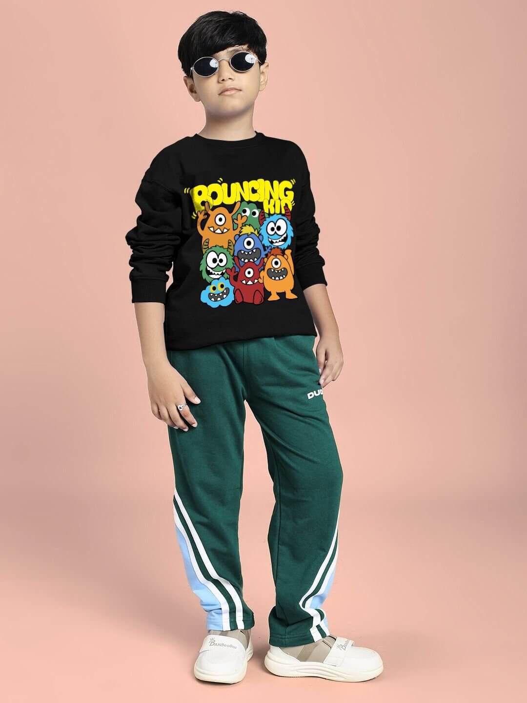 RIO ONE RELAXED FIT JOGGER FOR BOYS AND GIRLS TEAL GREEN - KIDS JOGGER