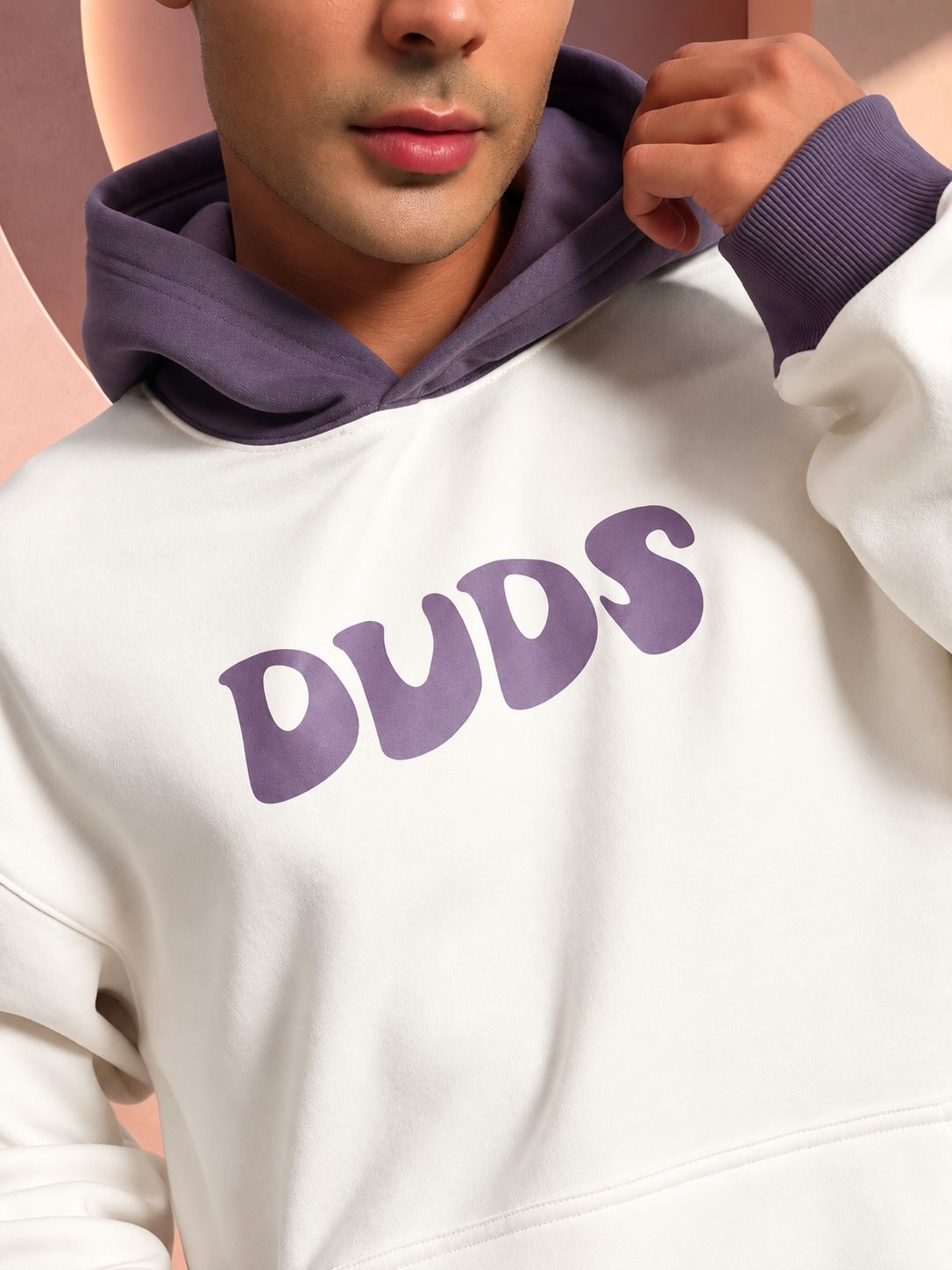 SELF LOVE FLEECE CO-ORD WHITE VIOLET - Wearduds, view 6
