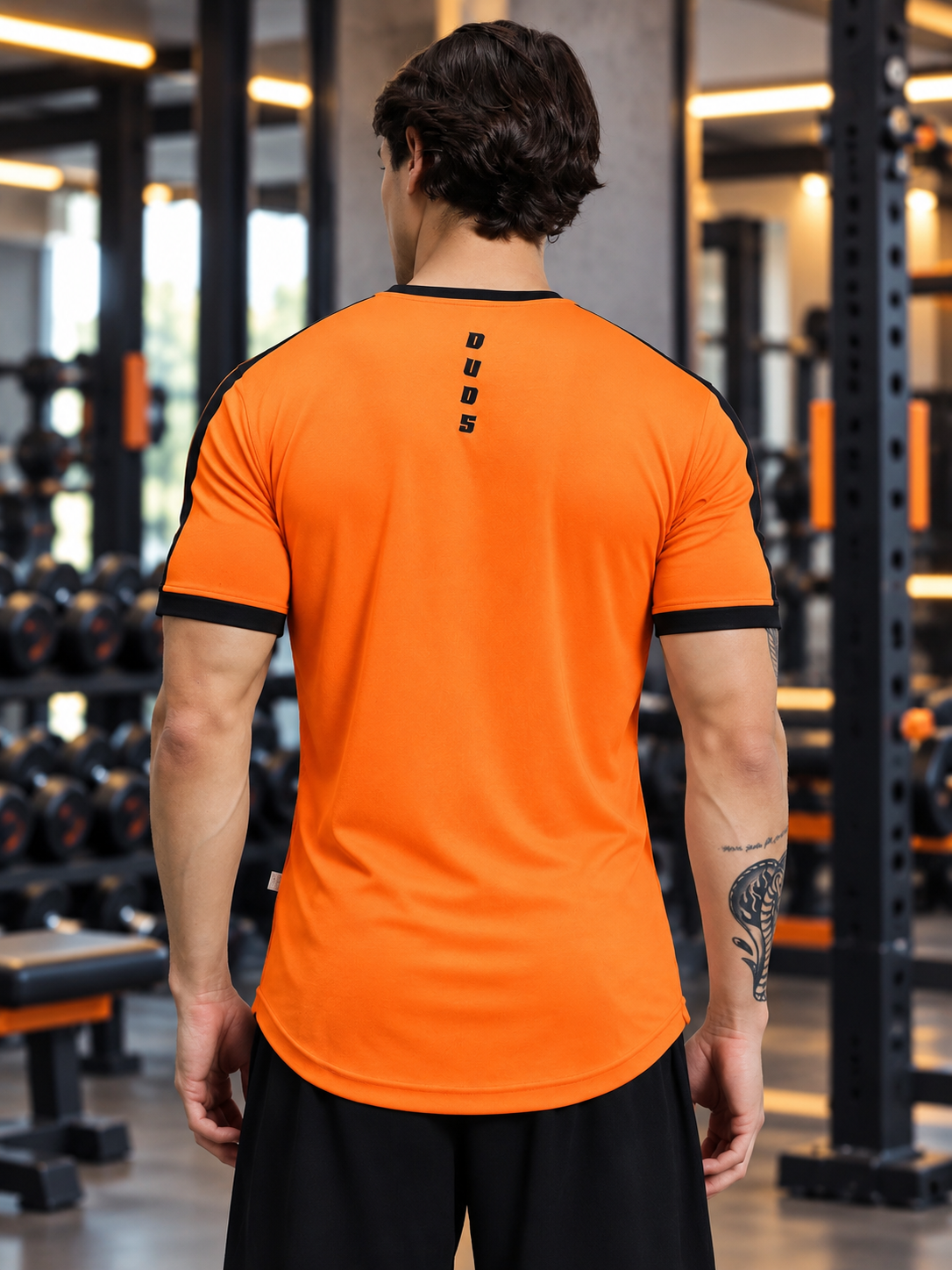 SHERPA REGULAR FIT T-SHIRT ORANGE - Wearduds, view 3