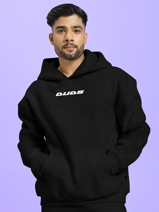 SILVER SURFER FLEECE HOODIE BLACK - Hoodie