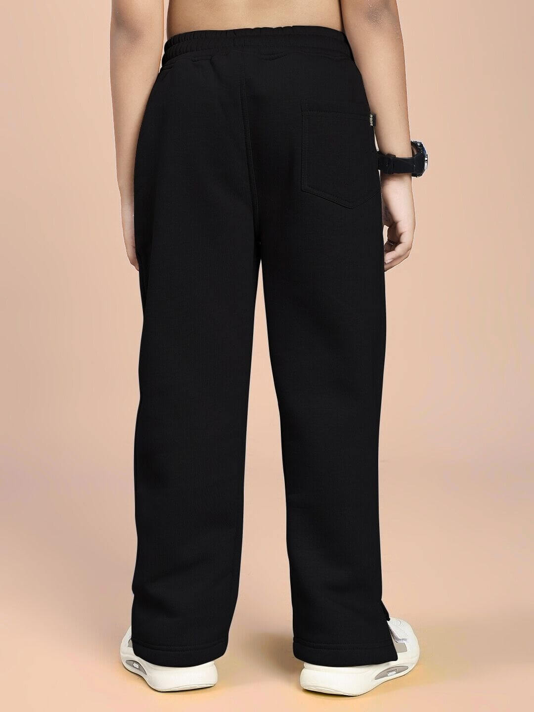 SKODA FLEECE JOGGER FOR BOYS AND GIRLS BLACK - KIDS JOGGER