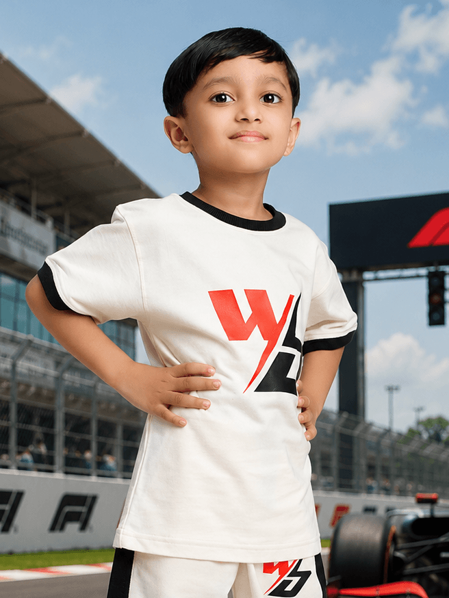 SPEED SURGE T-SHIRT FOR BOYS GIRLS WHITE