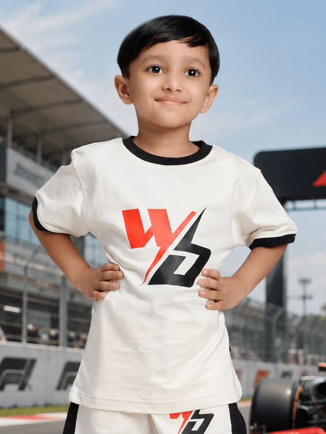SPEED SURGE T-SHIRT FOR BOYS GIRLS WHITE