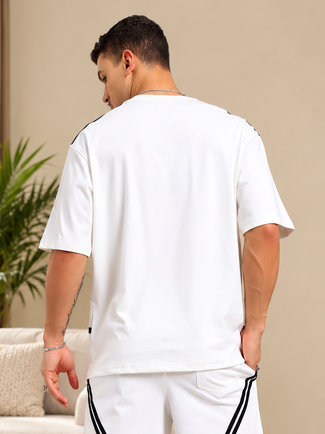 STAR JUMPER OVER-SIZED T-SHIRT OFF WHITE - Wearduds, view 3