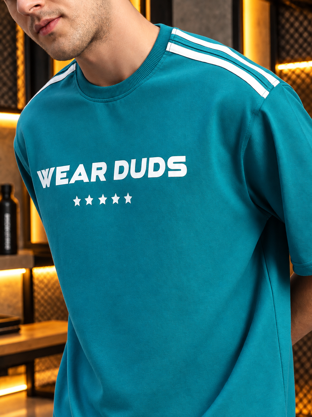 STAR JUMPER SUMMER CO-ORD SET TEAL - Wearduds, view 5