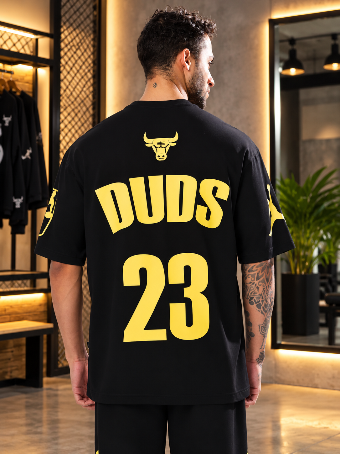 TAURUS OVER-SIZED T-SHIRT BLACK