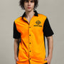 TINGE REGULAR FIT SHIRT ORANGE-BLACK