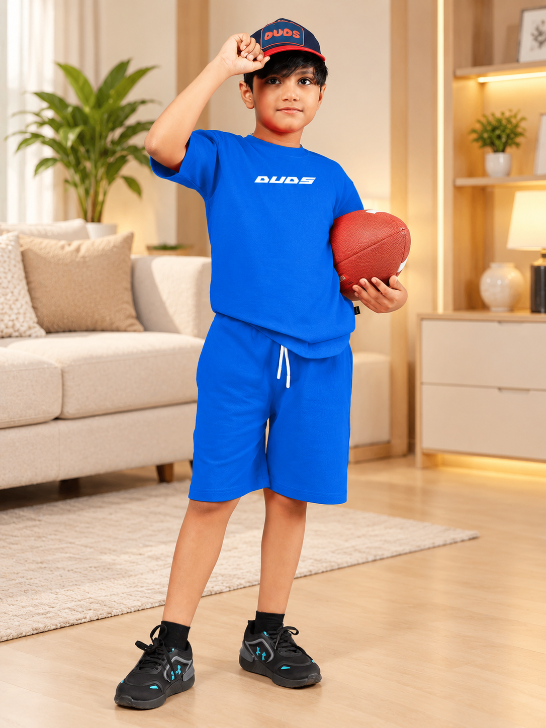 VICTORY CO-ORD FOR BOYS GIRLS R-BLUE - Wearduds, view 2