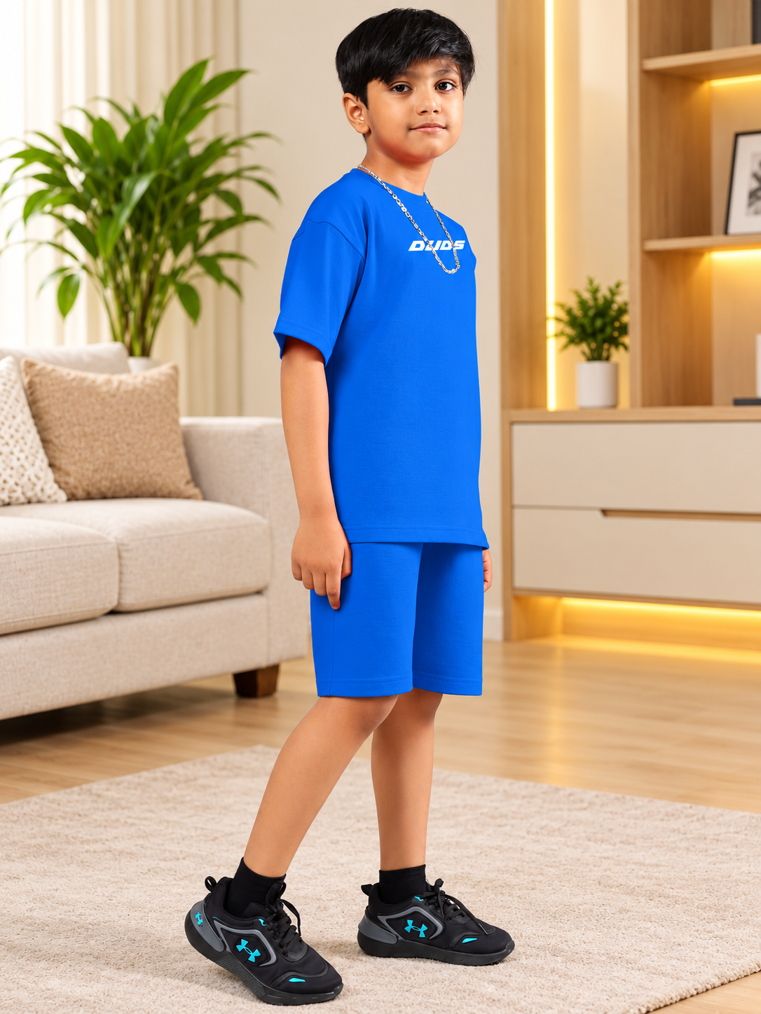 VICTORY CO-ORD FOR BOYS GIRLS R-BLUE - Wearduds, view 4