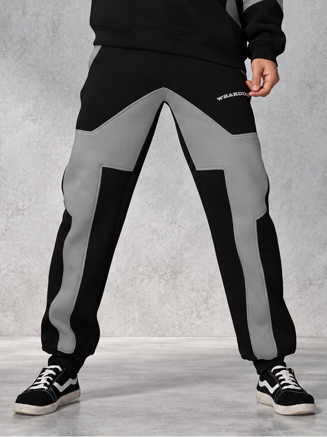 WD GORBCORE FLEECE CARGO PANT BLACK GREY - Wearduds, view 2