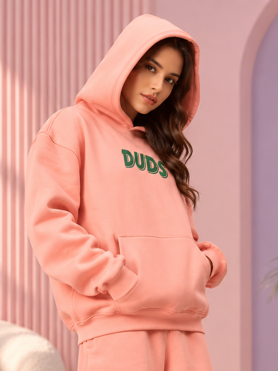 WOMEN JUDY NICK ZOOTOPIA FLEECE HOODIE PEACH