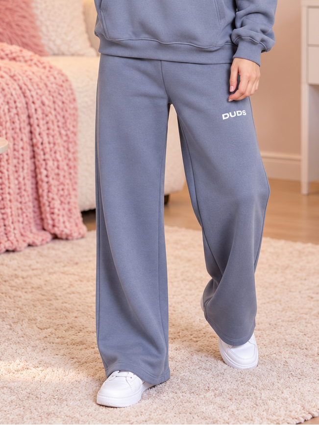 WOMEN MAKE IT HAPPEN COTTON FLEECE JOGGER GREY - Wearduds, view 4