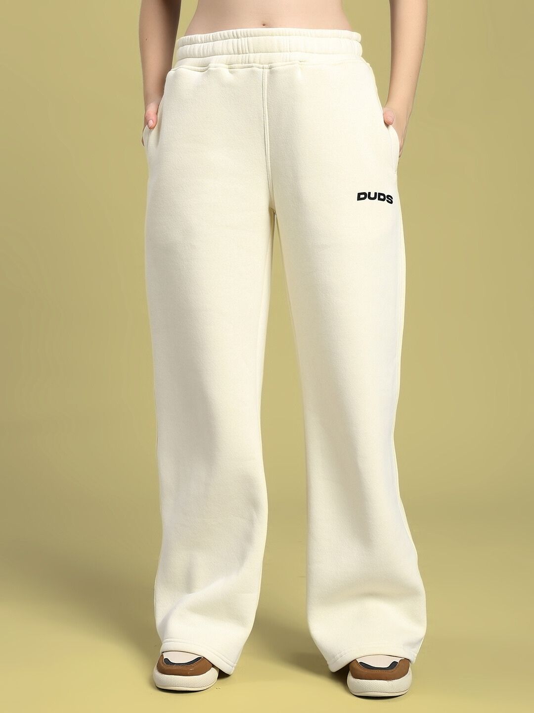 WOMEN'S OCEAN BUDDIES JOGGER OFF-WHITE, casual style with sea life graphic, cozy lightweight joggers for women.