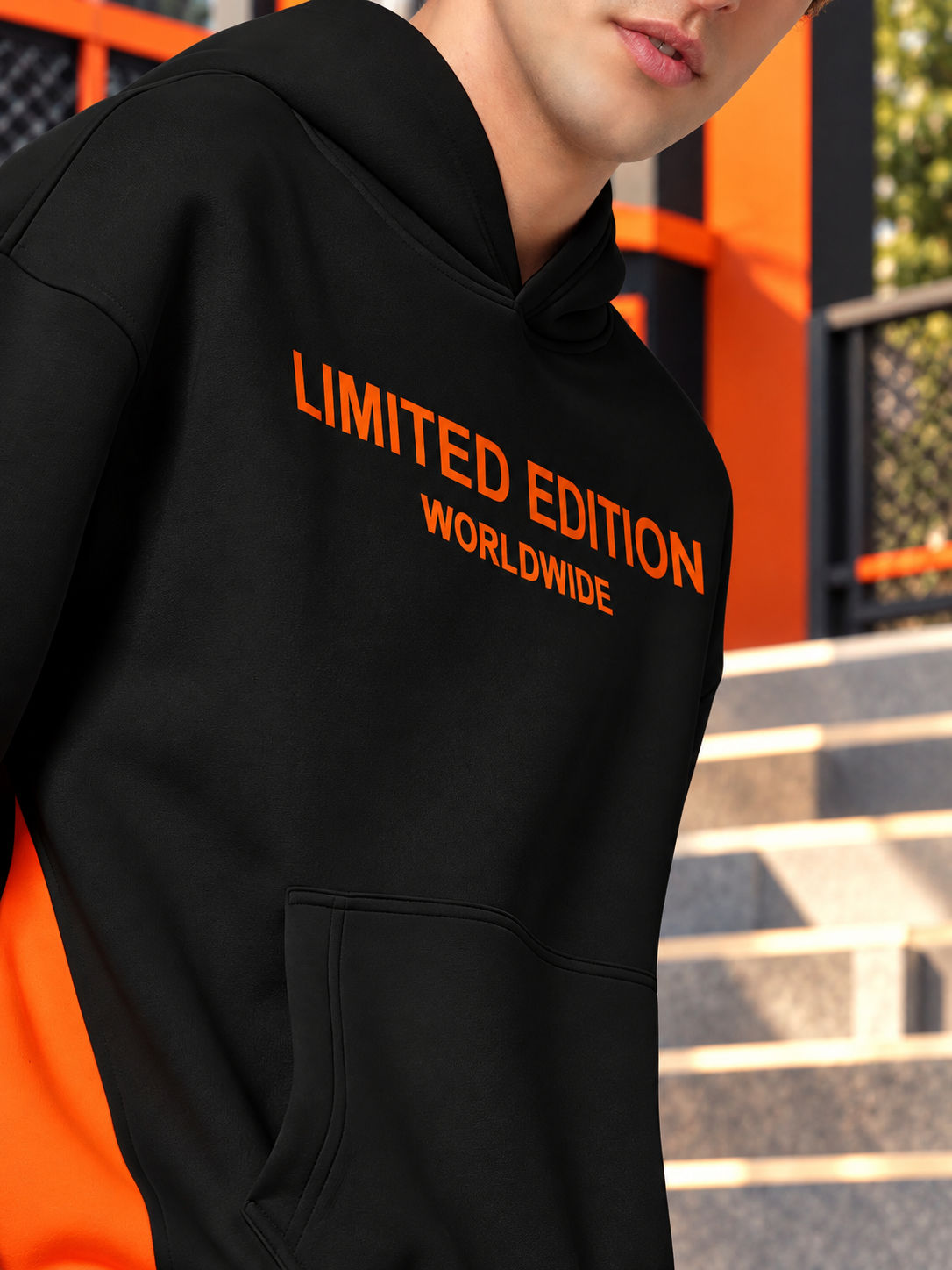 WORLDWIDE FLEECE CO-ORD SET BLACK - Wearduds, view 6