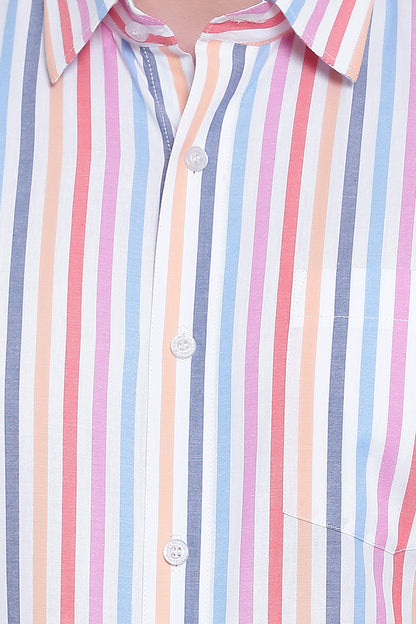 ColourFull Stripes Premium Cotton Shirt - Wearduds
